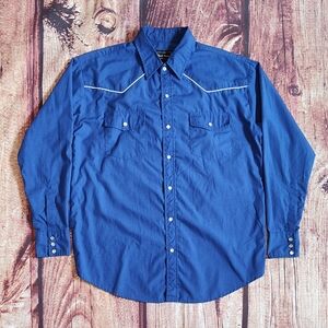 Vtg High Noon Mens Western Shirt Excellent Condition